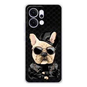 Чохли з крутими принтами для OPPO Reno14 Pro - (PREMIUMPrint) (Стильна собака)