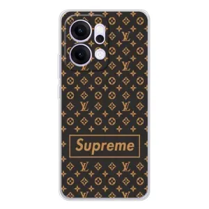 Чеохол для OPPO Reno14 Pro з картинкою Supreme (AlphaPrint) (Supreme LV)