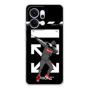 Чеохол для OPPO Reno14 Pro з картинкою Supreme (AlphaPrint) (Супрім)