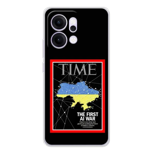 Чохол з принтом «TIME Ukraine» для OPPO Reno14 Pro
