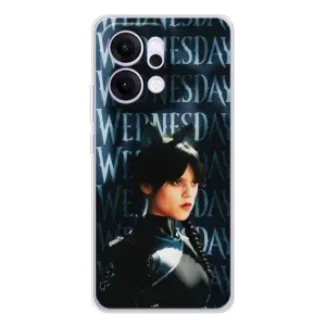 Чохли Венсдей на OPPO Reno14 Pro Уенсдей (AlphaPrint) (Венздей кішка)