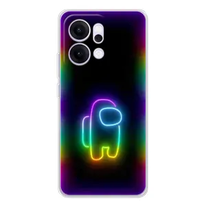 Чохли Амонг Ас для OPPO Reno14 Pro (AlphaPrint) (Яскравий скін)