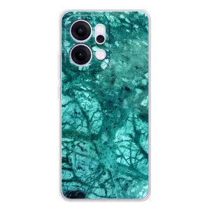 Мраморний чехол на OPPO Reno14 Pro (VPrint) (Зелений мрамор)