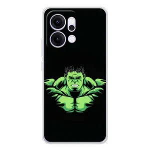 Чохли з героями Марвел OPPO Reno14 Pro (VPrint) (Зелений Халк)