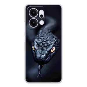 Чохол з картинкою 'Хижаки' для OPPO Reno14 Pro (Чорна змія)