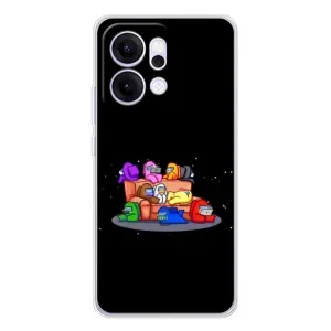 Чехол Амонг Ас для OPPO Reno14 (AlphaPrint) (Амонг-ас)