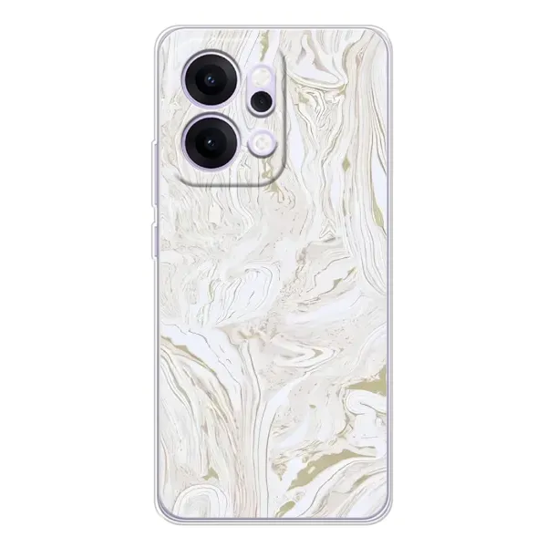 Чехол с принтом «Белый мрамор» для OPPO Reno14 Чехол с принтом «Белый мрамор» для OPPO Reno14
