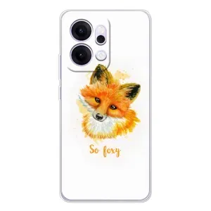Чехлы с картинкой Лисички для OPPO Reno14 (VPrint) (Девочка Лиса)