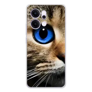 Чехлы с Котиками для OPPO Reno14 (VPrint) (Глаз кота)