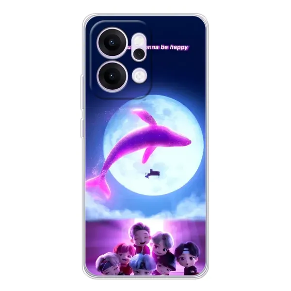 Чехол с принтом «КИТ BTS» для OPPO Reno14