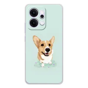 Чехлы с собаками для OPPO Reno14 (VPrint) (Корги)