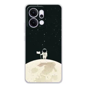Космические Чехлы для Рено 14 (VPrint) (На луне)