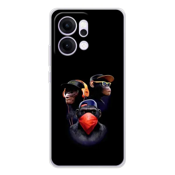 Чехол с принтом «Три обезьяны» для OPPO Reno14 Чехол с принтом «Три обезьяны» для OPPO Reno14