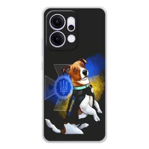 Чехлы с картинкой собаки Патрон для OPPO Reno14 (AlphaPrint) (Патрон собачка)