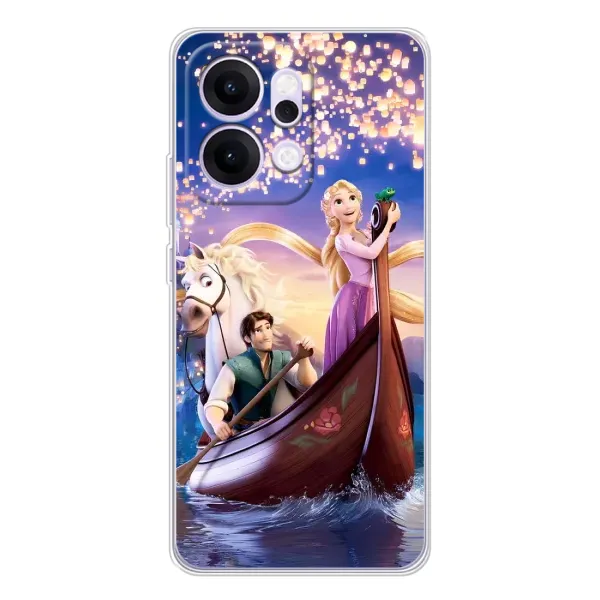 Чохол з принтом «Рапунцель і Флінн» для OPPO Reno14