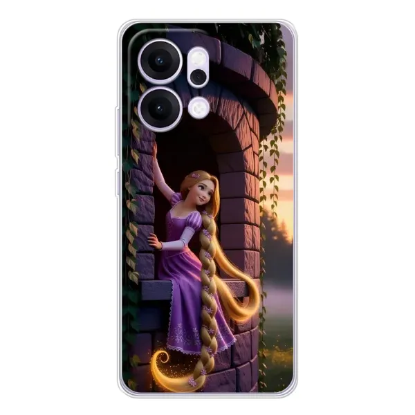 Чохол з принтом «Рапунцель на вежі» для OPPO Reno14 Чохол з принтом «Рапунцель на вежі» для OPPO Reno14