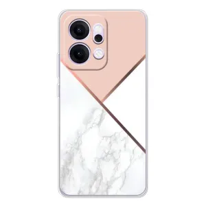 Мраморный чехол на OPPO Reno14 (VPrint) (Тройной мрамор)