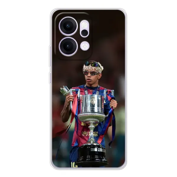 Чохол з принтом «Ямаль з кубком» для OPPO Reno14