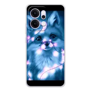 Чехлы с картинкой Лисички для OPPO Reno14 (VPrint) (Яркая лисичка)