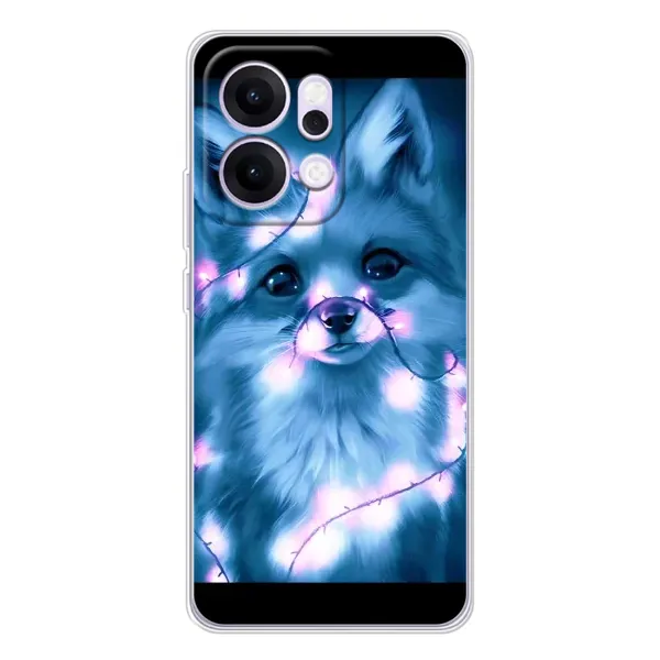 Чехол с принтом «Яркая лисичка» для OPPO Reno14
