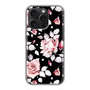Чохли з квітами для OPPO Reno15 Pro (VPrint) (Квіти на чорному)