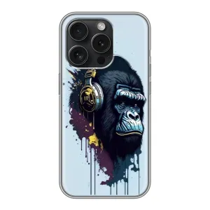 Чохол з Мавпами OPPO Reno15 Pro - (AlphaPrint) (Горила в навушниках)