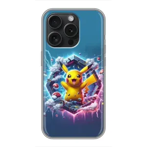 Чохол з Пікачу на OPPO Reno15 Pro (Лого Пікачу)