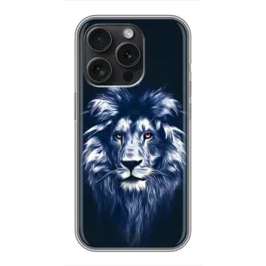 Чохол з картинкою ЛЕВ для OPPO Reno15 Pro (VPrint) (Синій Лев)