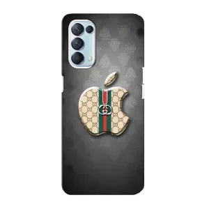 Чохли GUCCI для Оппо Рено 5 4G (AlphaPrint) (Apple gucci)