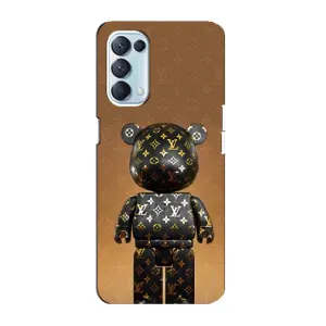 Чехлы для Oppo Reno5 4G - Bearbrick Louis Vuitton (PREMIUMPrint) (Bearbrick)