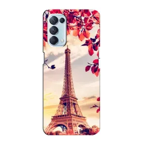 Чехол Эйфелева Башня для Oppo Reno5 4G - (AlphaPrint) (Эйфелева Башня)