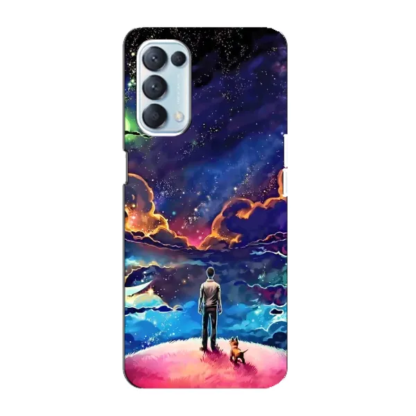 Чохол з принтом «Вид Галактики» для OPPO Reno5 4G