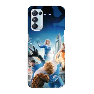 Чохол з принтом Фантастична четвірка для Oppo Reno5 4G (Герої Фантастична Четвірка)