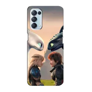 Чохол як приборкати дракона на Oppo Reno5 4G (Гикавка і Астрід)