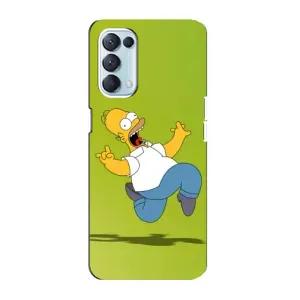 Чjхол з Сімпсонами для Oppo Reno5 4G (VPrint) (Гомер Сімпсон)