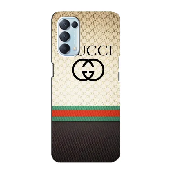 Чехол с принтом «GUCCI стиль» для OPPO Reno5 4G