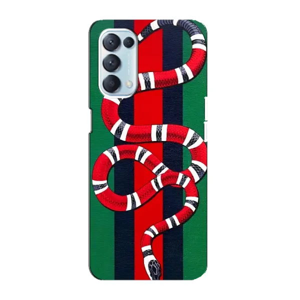 Чехол с принтом «Gucci змия» для OPPO Reno5 4G