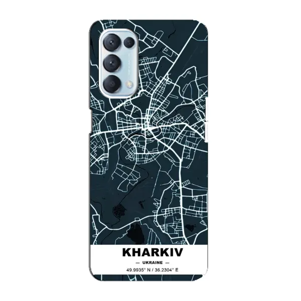 Чехол с принтом «Харьков» для OPPO Reno5 4G