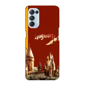 Чехлы с Гарри Поттером для Oppo Reno5 4G (AlphaPrint) (Hogwarts)