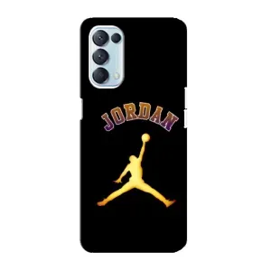 Чехлы для Oppo Reno5 4G - с картинкой JORDAN (AlphaPrint) (Jordan Gold)