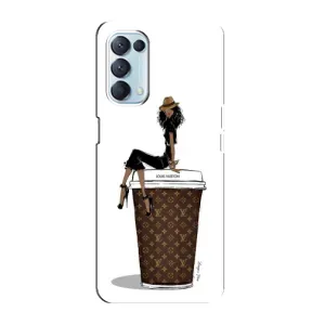 Чохли Луі Вітон для Oppo Reno5 4G (AlphaPrint - LOUIS VUITTON) (кава LOUIS VUITTON)