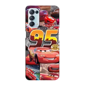 Силіконовий чохол Маквін для Oppo Reno5 4G (Колаж Блискавка Маквін)