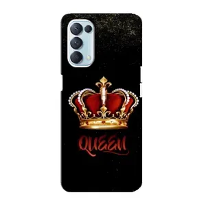 Чехол с Короной Оппо Рено 5 4G - (AlphaPrint) (Корона короля)