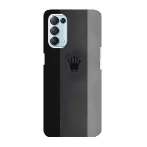Чехол с Короной Оппо Рено 5 4G - (AlphaPrint) (Коронка)