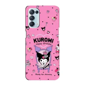 Чехлы с топовыми принтами для Оппо Рено 5 4G (KUROMI)