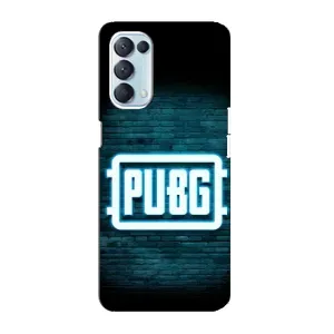 Чехол PUBG для Оппо Рено 5 4G (AlphaPrint) (Лого PUBG)