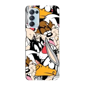 Популярные Чехлы с картинками для Оппо Рено 5 4G (Looney Tunes)