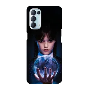 Чохол з дизайном Венздей 2 на Oppo Reno5 4G (Магічна сфера Венздей)