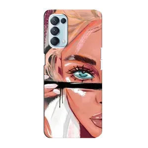 Чехол с печатью для Oppo Reno5 4G - (Мода) (AlphaPrint)
