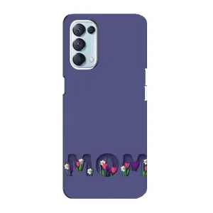 Чехлы для мамы на Oppo Reno5 4G (Мама в цветах)